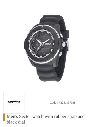 Orologio uomo sector - uomo,